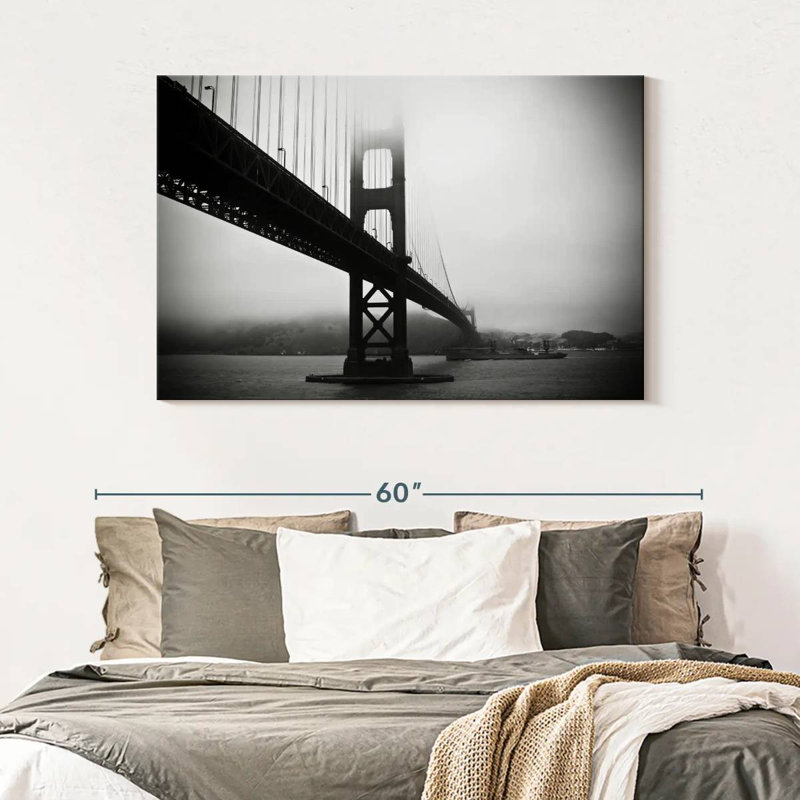 Nicci Smoggy Golden Gate Bridge, H 32 po x l 48 po