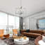Luminaire suspendu 4 lumières Modern Farmhouse Chandelier