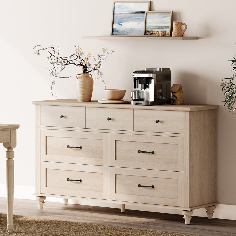 Commode 7 pièces Scarlett, Beige