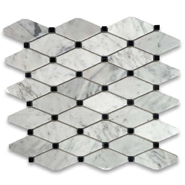 12" x 12" Marble Random Mosaic Wall & Floor Tile