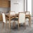 Coetzee Solid Wood Base Dining Table