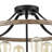 4-Light Farmhouse Light Fixtures Ceiling Semi Flush Mount