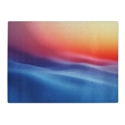 Ombre Gradient Vol.2  Glass Chopping Board