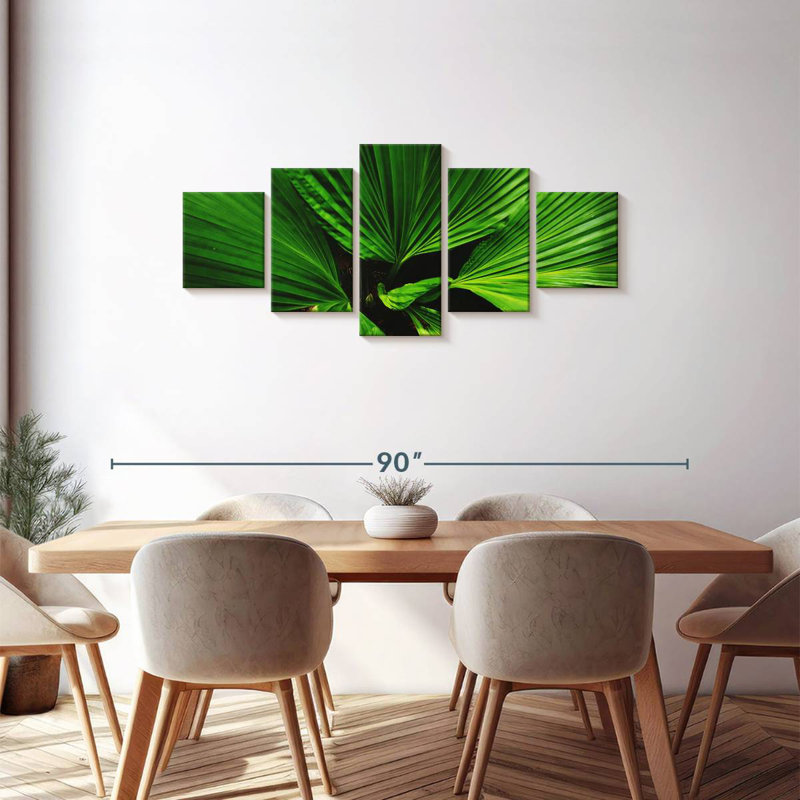 Feuilles de palmier Fan Like