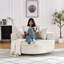 Chaise pivotante 55 po en mousse de chenille simple, canapé-lit moelleux moderne, chaise pivotante à 360 degrés pour le salon, la chambre à coucher, le salon et la salle de projection-638866335
