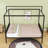 Metal Platform Bed With House-Shaped-517576274-517576273