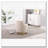 Swivel Barrel Chair with Gold Stainless Steel Base-709048280