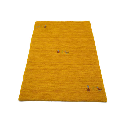 Tapis Gabbeh tissé à la main sans perte, 100% laine, de couleur unie, résistant à la décoloration et aux taches, durable