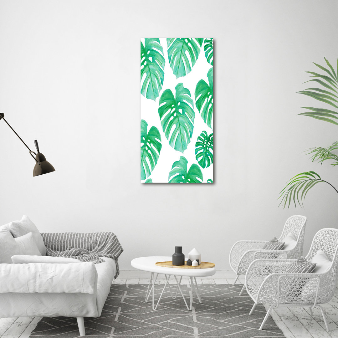 Monstera - Kunstdrucke auf Leinwand - Wrapped Canvas