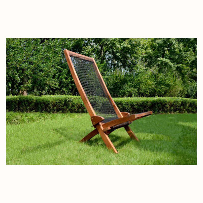 Chaise pliante en bois