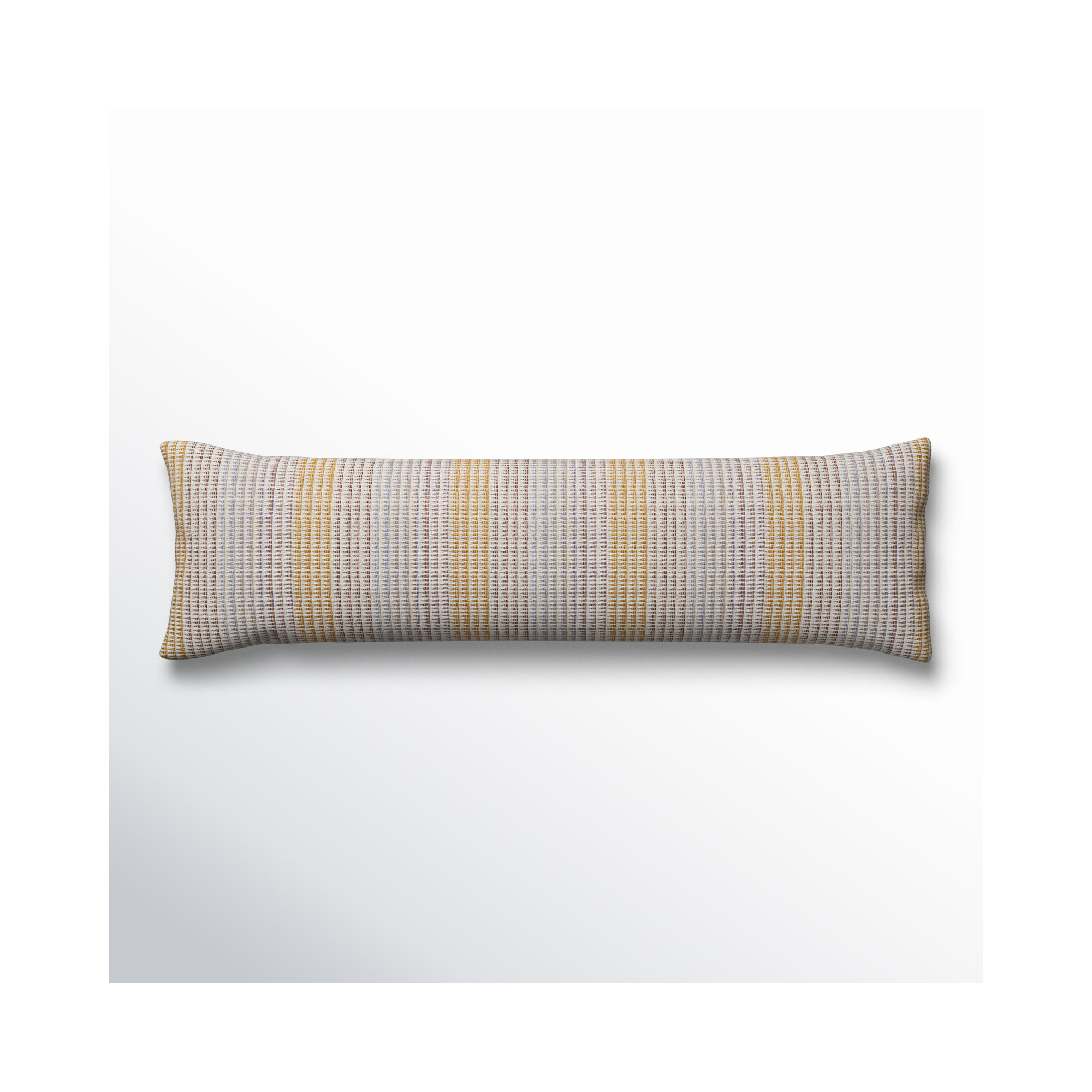 Caroline Embroidered Lumbar Throw Pillow, Polyester/Polyfill