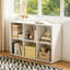 Bibliothèque moderne avec rangement à 6 cubes
