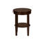Table d'appoint, 2 niveaux, table de bout, table d'appoint, ronde, table de chevet, chambre à coucher, placage de lampe, transitionnel