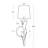 River Reed Armed Sconce-87294177
