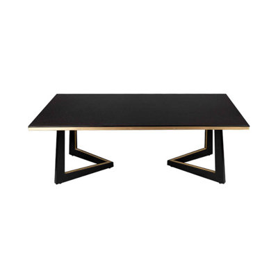 Lebrea Solid Wood Sled Coffee Table