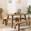 Honfleur Pine Solid Wood Dining Table