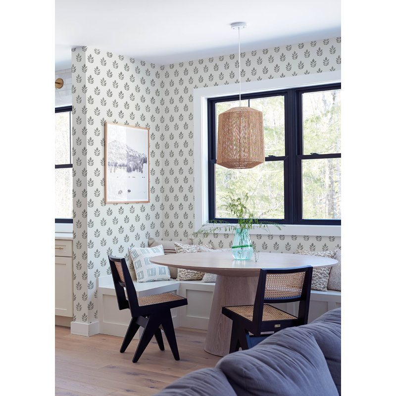 Rouleau de papier peint L 33 pi x l 20,5 po Sherrer, Noir