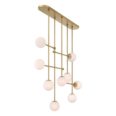 Lustre linéaire 9 lumières Ursolus