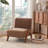 Upholstered Accent Chair with Wooden Legs-763807178