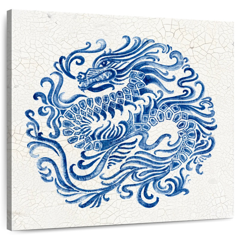 Brampt Chinese Porcelain II, 36" H x 36" W
