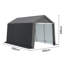 Halvard 10 ft. W x 10 ft. D Galvanised Pipe Apex Tool Shed