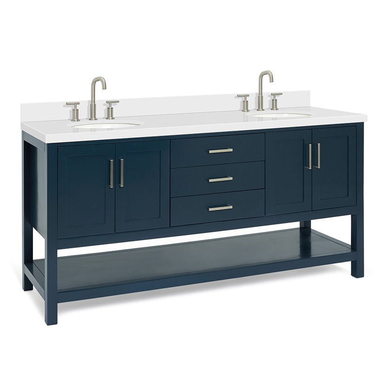 Magnolia Bath Vanity Oval Basin S073DWQ, Midnight Blue, Oval
