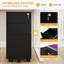 30cm Wide 3 -Drawer Mobile File Cabinet