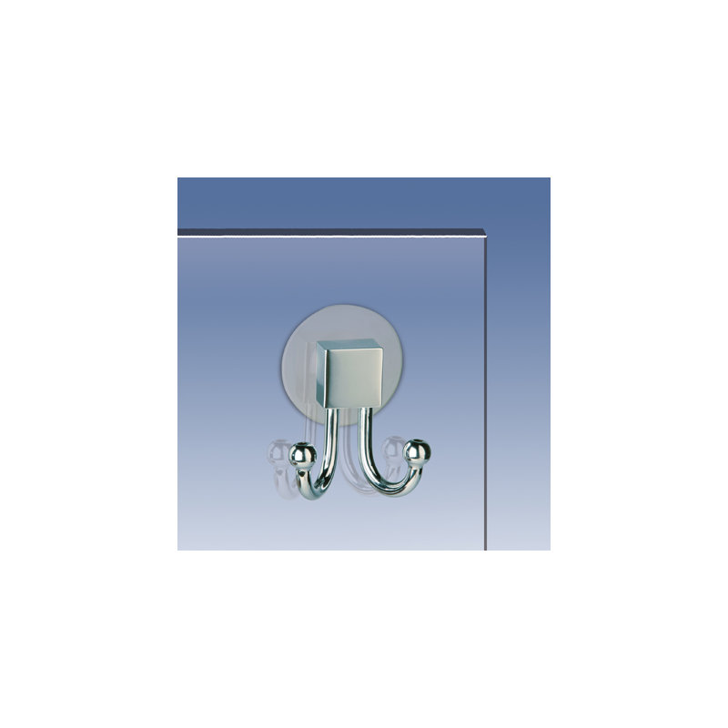 Double crochet mural Accessoires, Chrome