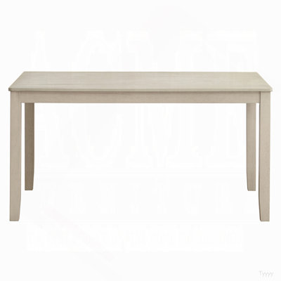 Antique Gray Finish Beautiful Dining Table 1Pc Wooden Furniture, Contemporary Formal
