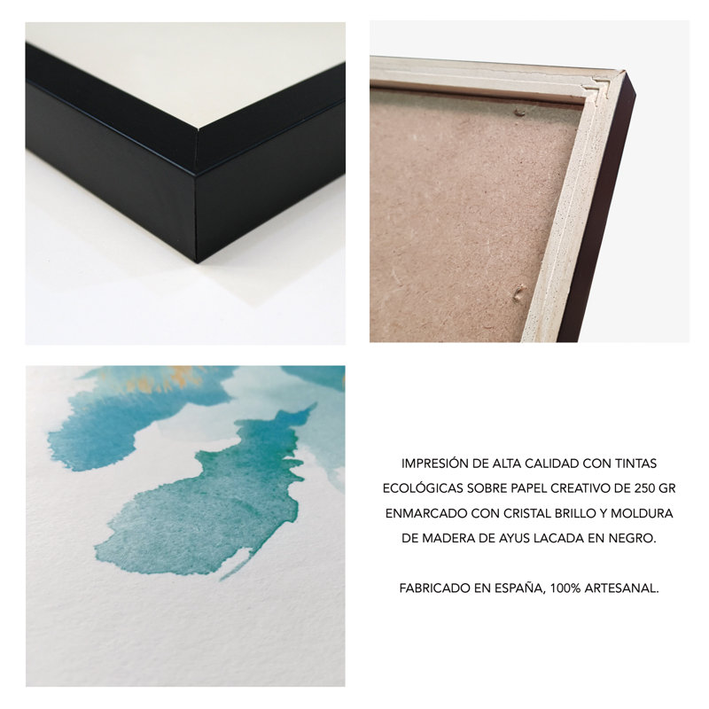 Objects Planta Boho II by César Ortiz Echagüe - Single Picture Frame Painting, 40cm H x 40cm W x 3cm D