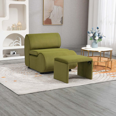 Chaise d'appoint avec repose-pieds House Hold