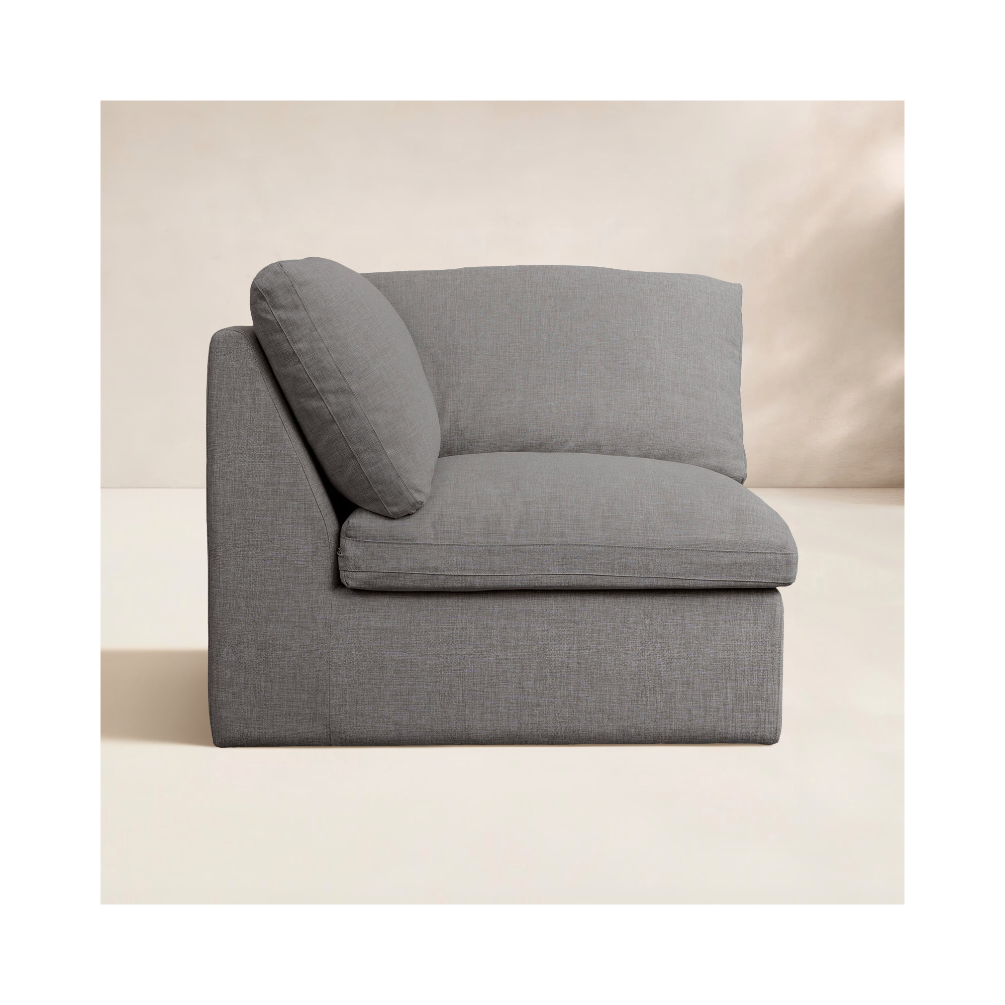 Wilkie Outdoor Corner, Light Gray