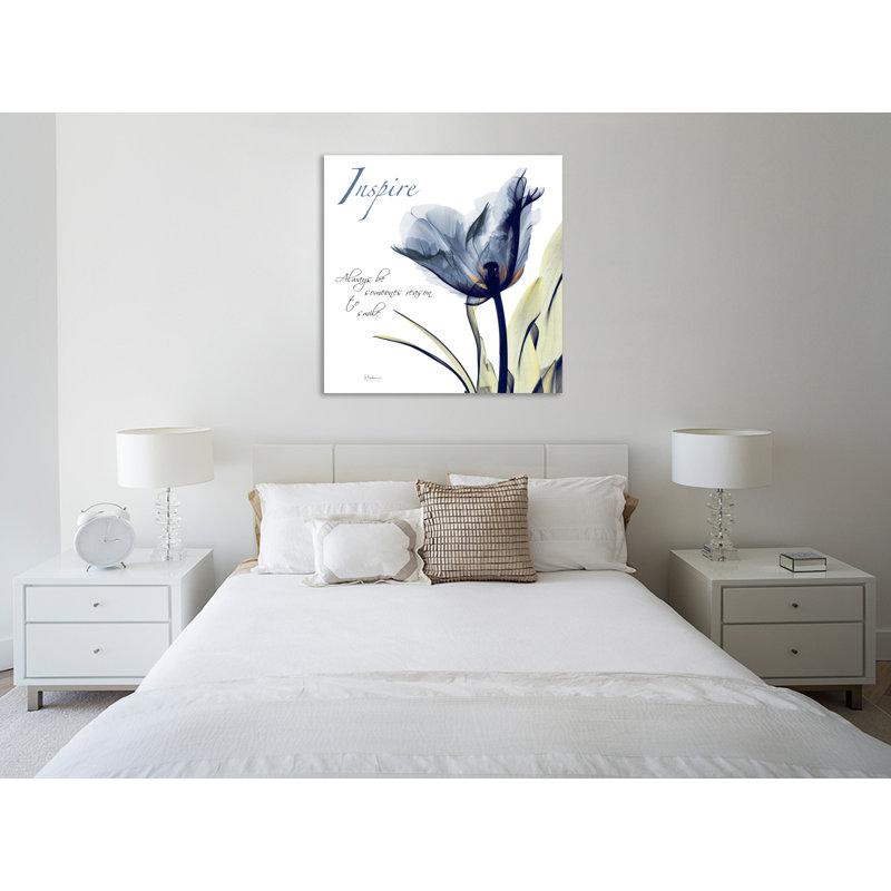 «Tulip Inspire», toile tendue par Albert Koetsier, H 18 po x l 18 po x P 1,5 po