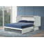 Grand lit escamotable en bois massif avec matelas Aabia-779959984