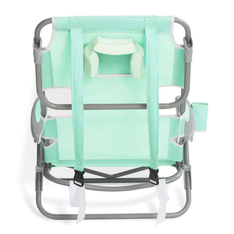 Clymer Folding Beach Chair, Teal