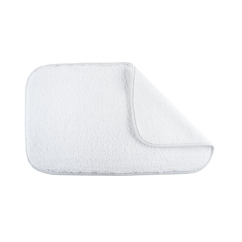 Aspen Bath Rug, Silver