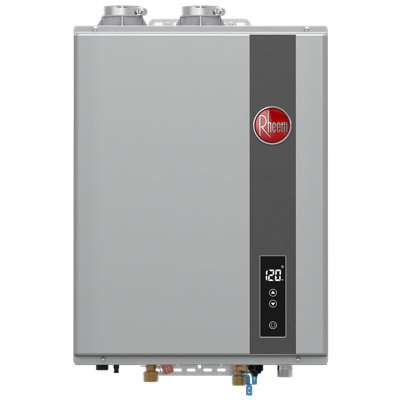 Rheem Super High Efficiency Condensing Indoor 6.8 GPM Tankless Gas Water Heater