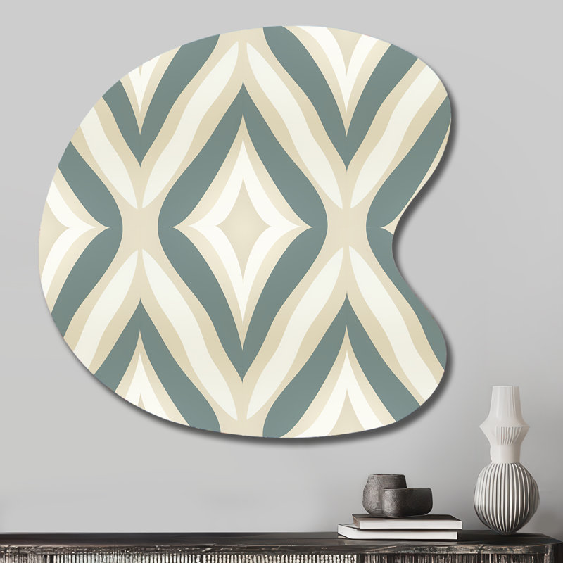 Cyrena - Abstract Irregular Wall Art - Drop Shape, 27" H x 27" W