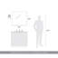 Audra 1-Light Wall Sconce with Clear Glass-106900600