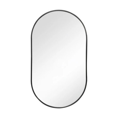 Metal Oval Mirror