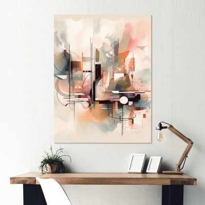 Modern Abstract Wall Decor on Metal
