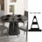 Mishele Round Dining Table in Black