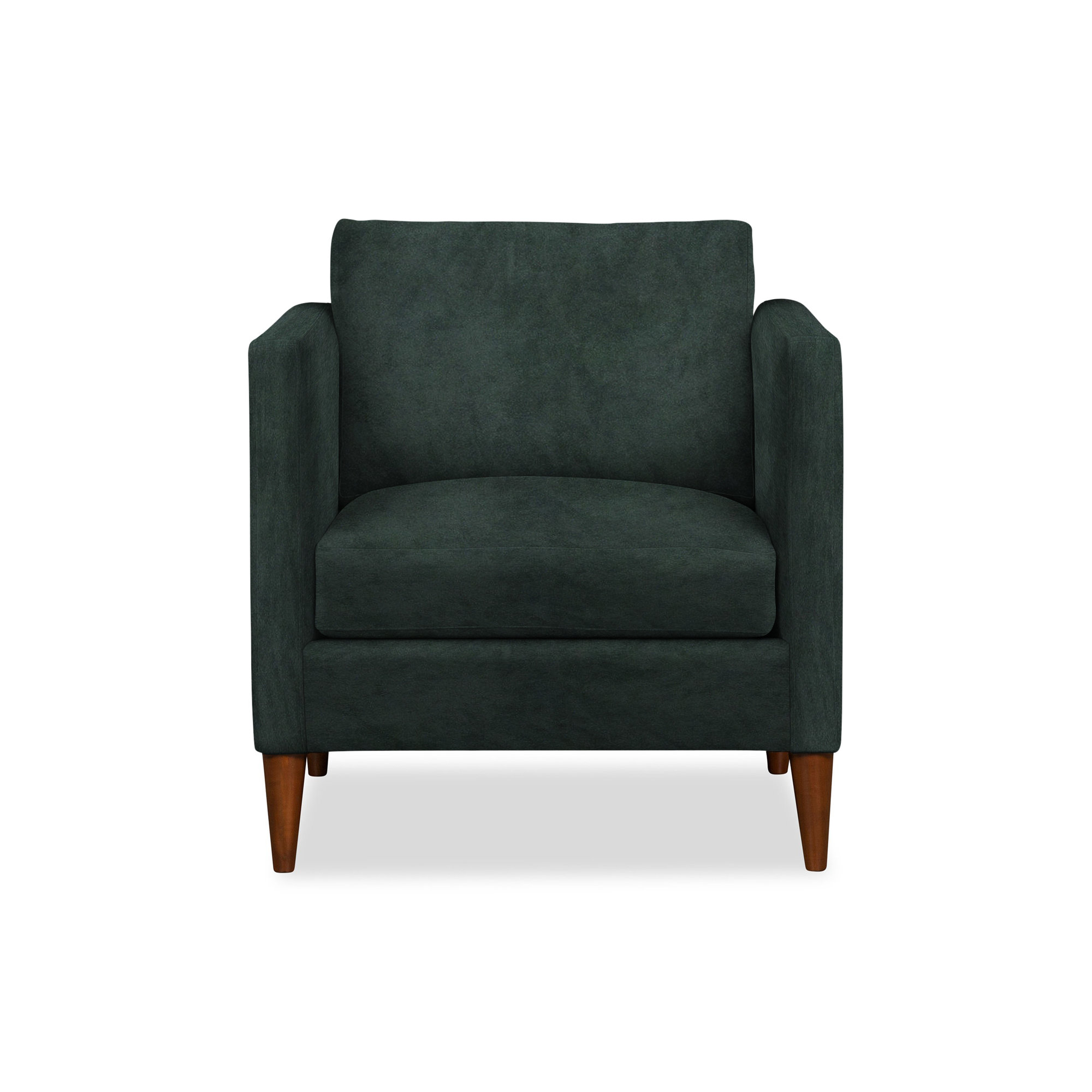 Clifford Upholstered Custom Armchair, Bella Hunter Performance Velvet