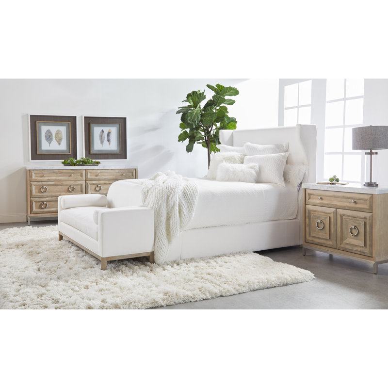 Lawrey Fabric Upholstered Bench