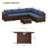 Romanas 8 Piece Patio Conversation Sets With Fire Pit Table-1446252475