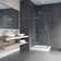 Monteray 36" W x 36" D x 79" H Hinged Frameless Shower Enclosure with 3/8  Clear Glass&Base