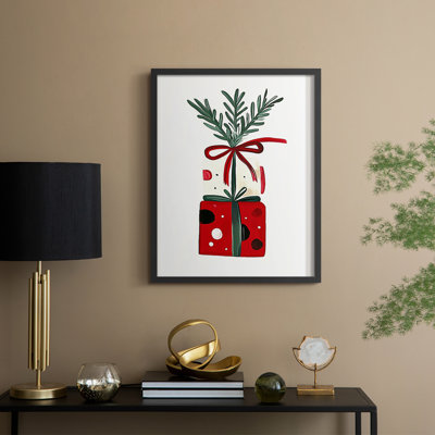 Christmas Holiday Art DCCCLXX Framed Print - Solid Wood