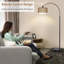 Lampe sur pied à arc avec télécommande-1277555050