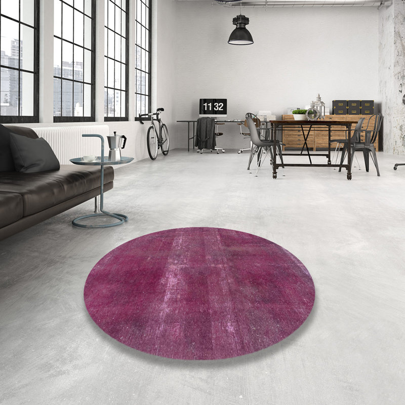 Abstract Indoor Rug, Round 8'