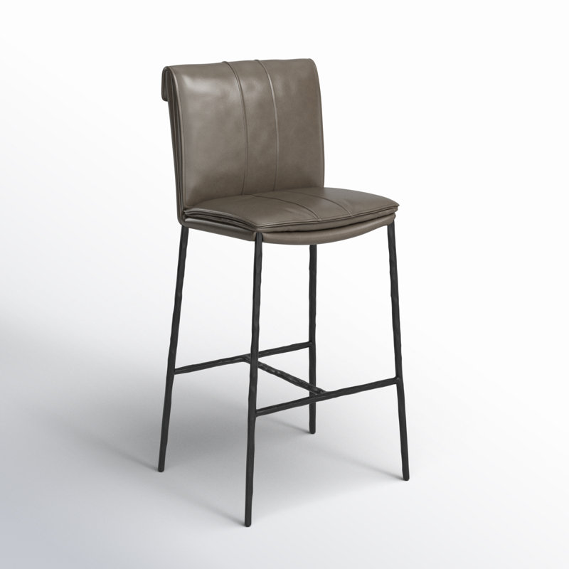 Mayer 26 Counter Stool Antique Brown, Pewter Gray, Bar Stool (31" Seat Height)